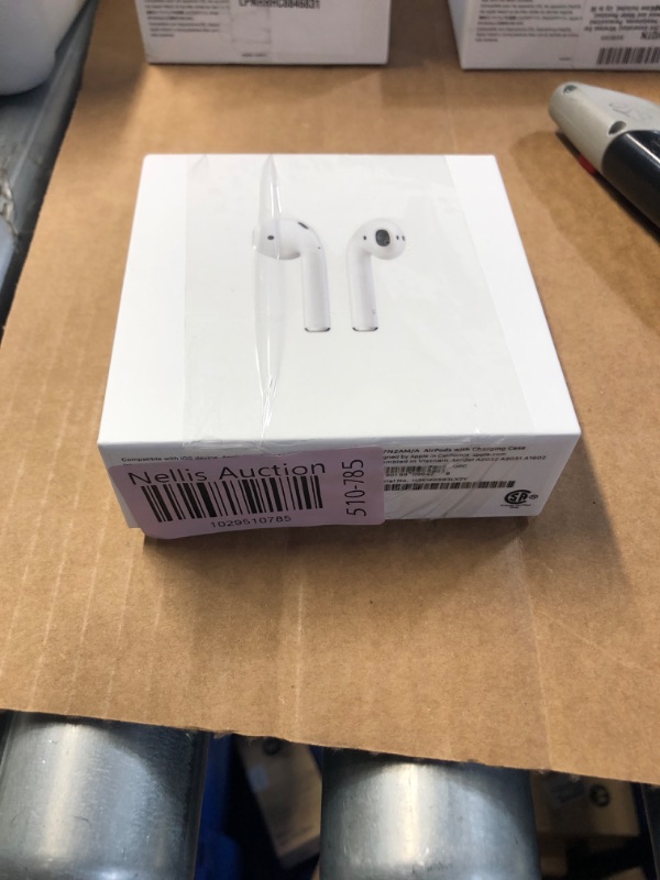 Photo 7 of ***FACTORY SEALED***Opened to Inspect**Apple AirPods (2nd Generation) Wireless Ear Buds, Bluetooth Headphones with Lightning Charging Case Included, Over 24 Hours of Battery Life, Effortless Setup for iPhone