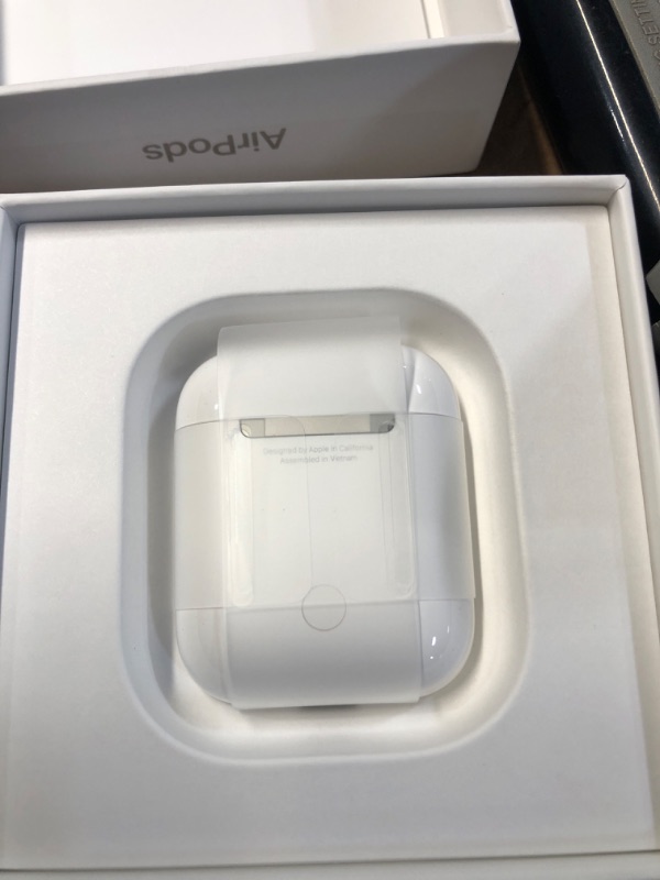 Photo 4 of ***FACTORY SEALED***Opened to Inspect**Apple AirPods (2nd Generation) Wireless Ear Buds, Bluetooth Headphones with Lightning Charging Case Included, Over 24 Hours of Battery Life, Effortless Setup for iPhone