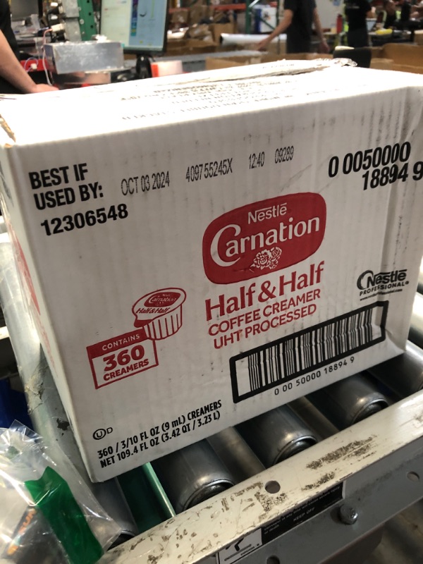 Photo 4 of ***(EXP:10/03/24 )NONREFUNDABLE***Nestle Carnation Coffee Creamer Half and Half, No Refrigeration, Made with Real Dairy, 360 Count (Pack of 1)