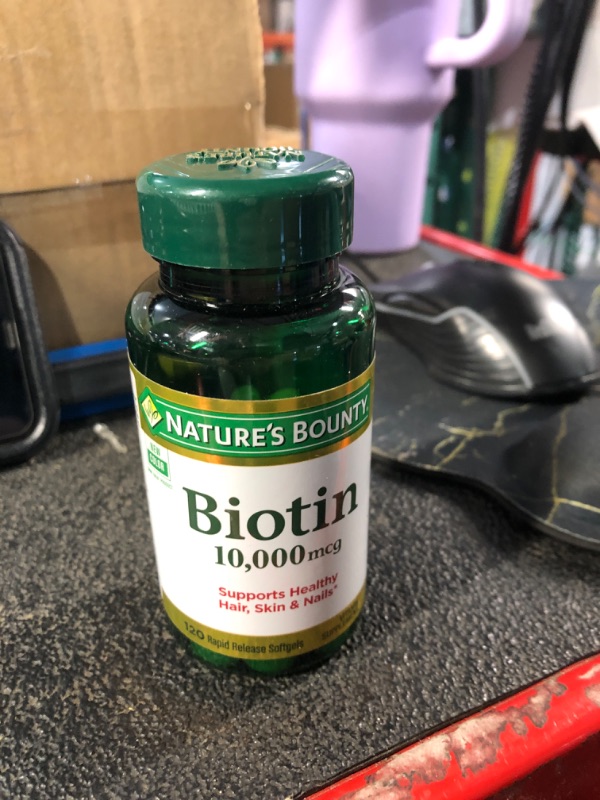 Photo 2 of ***(EXP: 02/26)NONREFUNDABLE***Ultra Strength Biotin 10,000mcg, Softgels