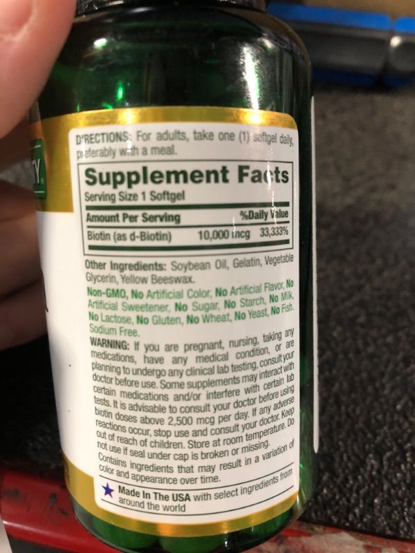 Photo 1 of ***(EXP:02/26 )NONREFUNDABLE***Ultra Strength Biotin 10,000mcg, Softgels