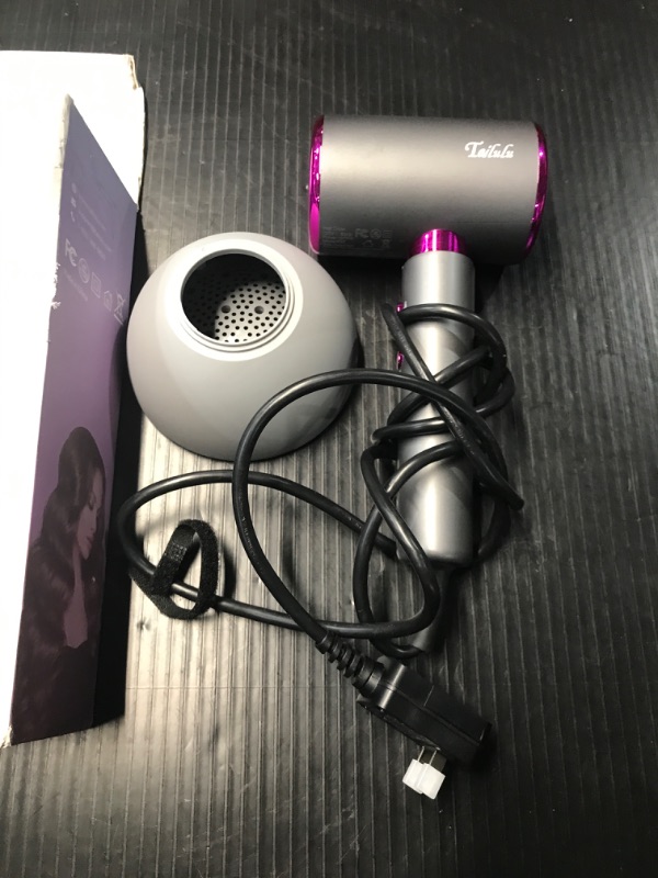 Photo 3 of ***READ NOTES**
Tailulu Professional 1875W High-Speed Low Noise Ionic Hair Dryer with Diffuser for Home and Travel - 110,000 RPM, Suitable for Women and Men