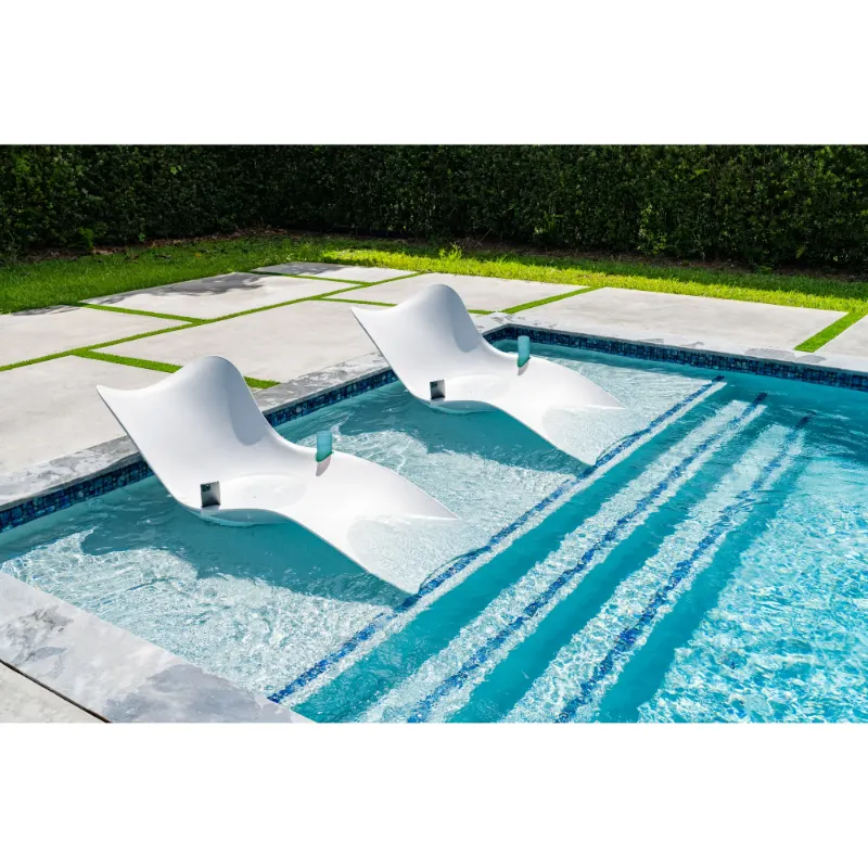 Photo 1 of **TRAILER PICKUP**
Panama Jack Set of 2 Wave in-Pool Chaise Lounger
