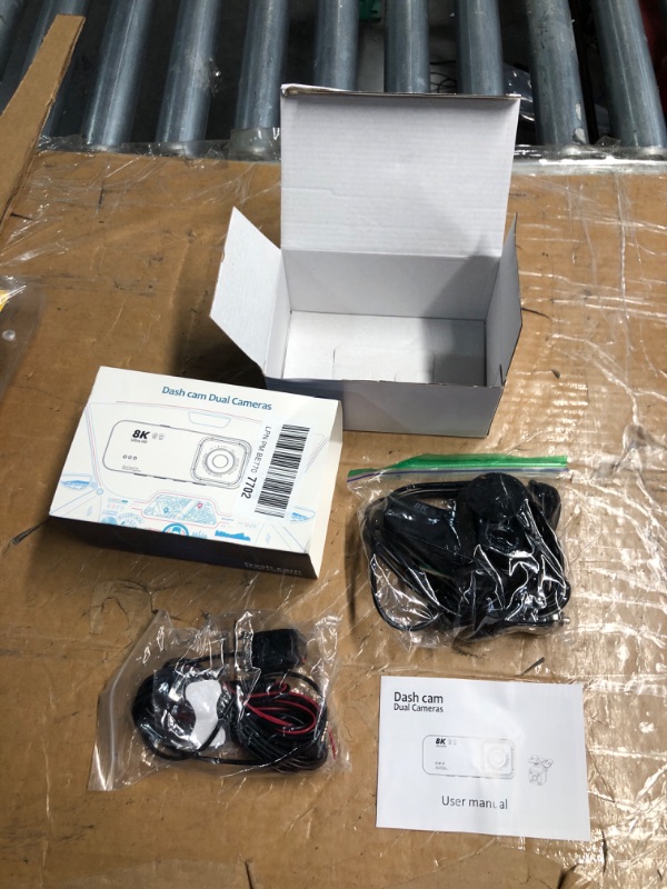 Photo 1 of **USED SEE NOTES**Dash Cam,Gazsocy 8K HD Camera for Car with Front and Rear Recording, Built-in Wi-Fi & GPS, Night Vision, 3.16" Screen
