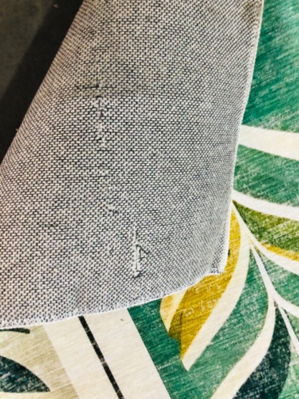 Photo 5 of ***USED - DIRTY - NO PACKAGING***
Ambesonne Mid Century Modern Decorative Rug, Abstract Circles Leaves and Stripes in Nature Color Palette, Quality Carpet for Bedroom Dorm and Living Room, 5' 1" X 7' 5", Fawn Teal Pale Green