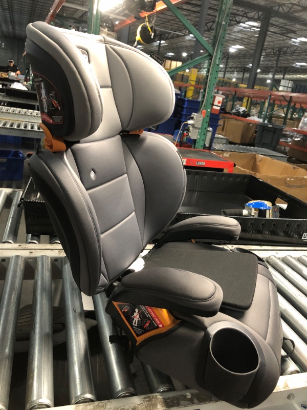 Photo 3 of **READ NOTES**
Chicco KidFit ClearTex Plus 2-in-1 Belt-Positioning Booster Car Seat, Backless and High Back Booster Seat, for Children aged 4 years and up and 40-100 lbs. | Drift/Grey KidFit ClearTex Plus Drift