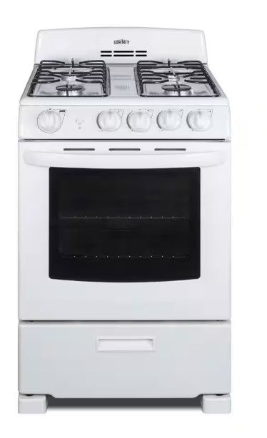 Photo 1 of (TRUCK/TRAILER PICKUP)**READ NOTES***
24 in. 2.9 cu. ft. 4 Gas Range Burners in White
