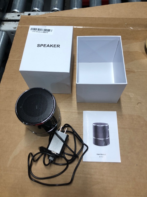 Photo 2 of **USED READ NOTES**
SOPKVL Spy Camera Hidden Camera Bluetooth Speaker - Nanny Camera with 240° Ultra-Wide Angle Lens, WiFi Live Viewing, Motion Detection - Camaras Espias Ocultas for Home Office Security(2.4/5G)