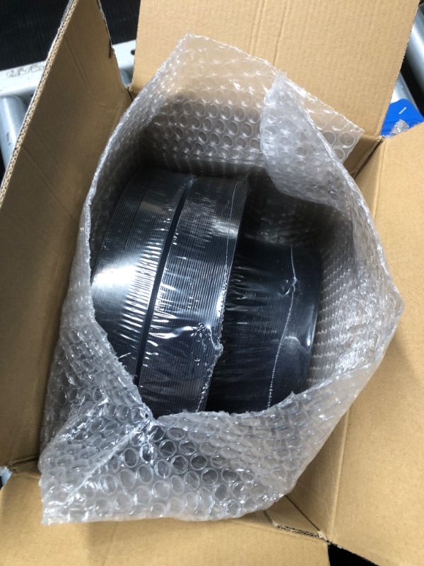 Photo 1 of ***FACTORY SEALED***U-QE 120pcs Clear and Black Plastic Plates - Black Disposable Plates - Black Plates Disposable for Halloween&Party Supplies Including 60 Dinner Plates 10.25 '' & 60 Dessert Plates 7.5 '' (Heavyweight)
