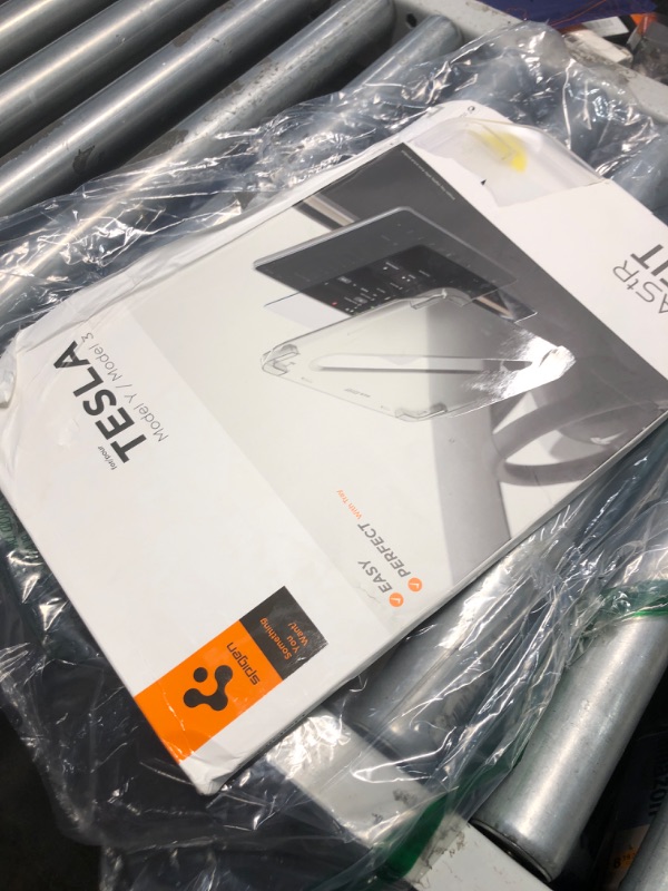 Photo 2 of **LIKE NEW** Spigen Tempered Glass Screen Protector [Glas.tR EZ Fit] Designed for Tesla Model