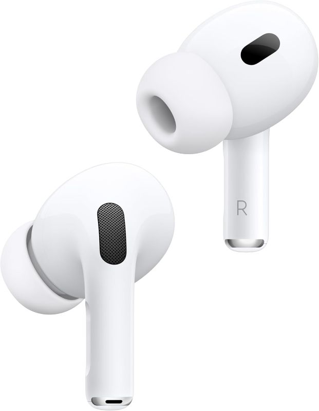 Photo 1 of (READ FULL POST) Apple AirPods Pro (2nd Gen) Wireless Earbuds, Up to 2X More Active Noise Cancelling, Adaptive Transparency, Personalized Spatial Audio MagSafe Charging Case (Lightning) Bluetooth Headphones for iPhone
