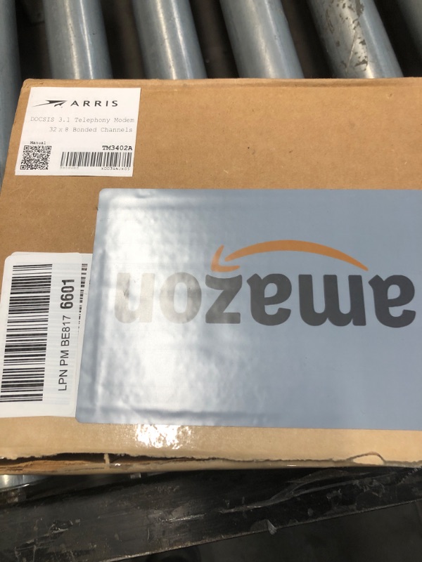 Photo 3 of ***CHECK CLERK NOTES***Arris TM3402 32x8/2x2 DOCSIS 3.1 Telephony Cable Modem with 2 Voice Ports TM3402A (Not Wireless) (Renewed)