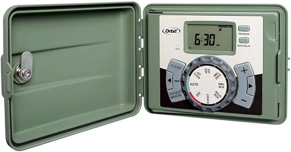 Photo 1 of ***CHECK CLERK NOTES***Orbit 57899 9-Station Outdoor Swing Panel Sprinkler System Timer,Black