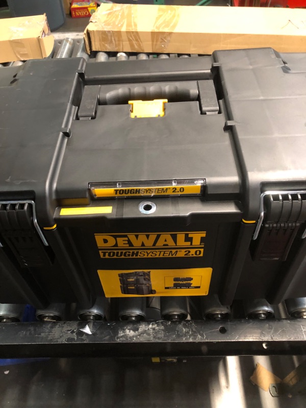 Photo 2 of (READ FULL POST) DEWALT TOUGHSYSTEM 2.0, Large Tool Box, 22 in, 110 lbs. Capacity (DWST08300)
