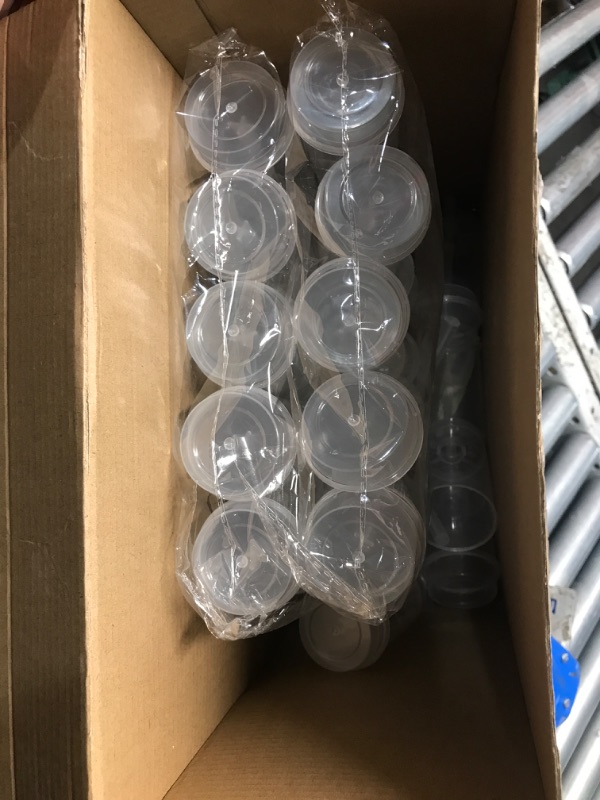 Photo 3 of (ABOUT HALF OF THE SET LEFT/ MISSING PARTS) 
Geetery 50 Pcs Push Cake Pop Containers Clear Plastic Acrylic Display Stand Set Includes 2 Pcs 20 Hole Cake Pop Holder with Lids and 48 Push Pop Containers Shooter Cups for Birthday Weddings