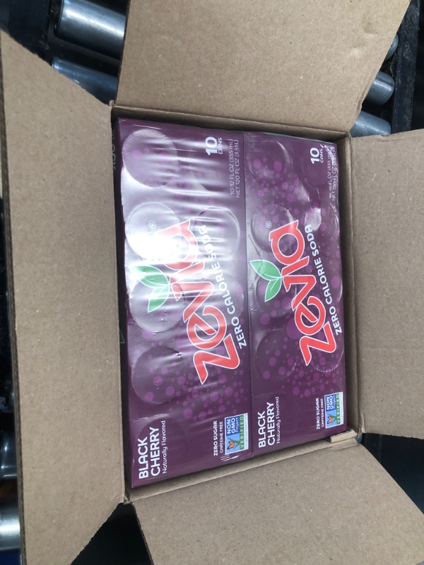 Photo 3 of ***(EXP: 12/21/24)NONREFUNDABLE***Zevia Zero Calorie Soda, Black Cherry, 12 Ounce PACK OF 20 CANS