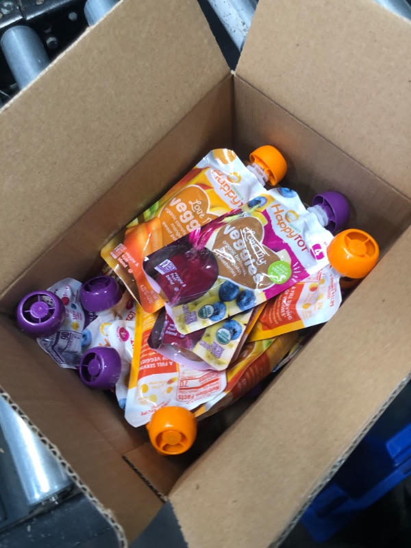 Photo 1 of ***(EXP: 02/06/25)NONREFUNDABLE***Happy Tot Organics Love My Veggies and Fiber & Protein Variety Packs  16PACK