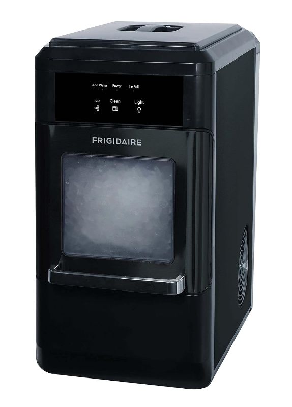 Photo 1 of (READ FULL POST) Frigidaire EFIC237 Countertop Crunchy Chewable Nugget Ice Maker, 44lbs per day, Auto Self Cleaning, Black Stainless
