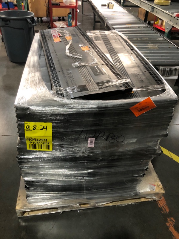 Photo 4 of *** PALLET, - SOLD AS IS- TRUCK/TRAILER PICKUP ONLY***Owens Corning VentSure 15 in. x 4 ft. Black Plastic Strip Heat and Moisture Ridge Vent 56 units