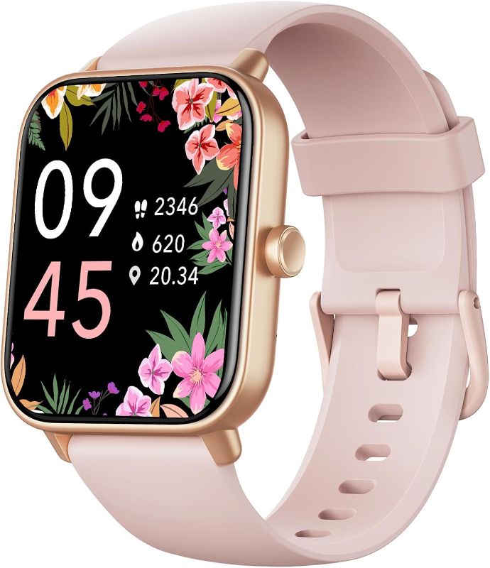 Photo 1 of (READ FULL POST) Fitpolo Smart Watch for Women,1.8” Touchscreen, Bluetooth Call, Alexa Built-in,24/7 Heart Rate SpO2 Monitor,Step Counting,Sleep Tracking, IP68 Waterproof Fitness Tracker Watch for Android iPhone
