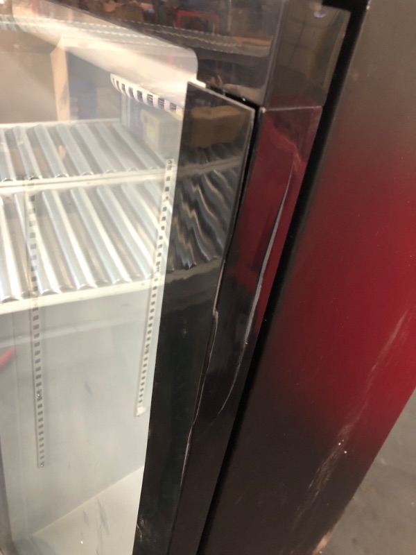 Photo 14 of ***USED - MAJOR DAMAGE - SEE COMMENTS***
KoolMore KM-MDR-1GD-8C 21 in. One Glass Door Commercial Display Merchandiser Refrigerator Cooler in Black, ETL Listed, 8 cu. ft