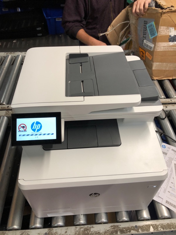 Photo 2 of (READ NOTES)
HP Color LaserJet Enterprise M480f Multifunction Duplex Printer (3QA55A) white