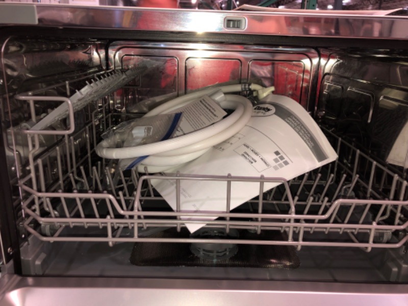 Photo 5 of ***DAMAGED - DENTED - SEE PICTURES***
Danby 21.6 in. Countertop Dishwasher in Silver with 6-Cycles, 54 dBA