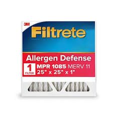 Photo 1 of **PARTIALLY CRUSHED**
Filtrete 19.5-in W x 19.5-in L x 1-in MERV 11 1085 MPR Allergen Defense Extra Electrostatic Pleated Air Filter (2-Pack)