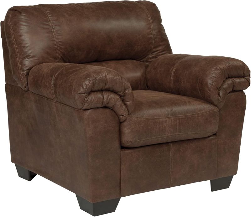 Photo 1 of ***TRUCK/TRAILER PICKUP ONLY***
Signature Design by Ashley Bladen Faux Leather Plush Oversized Chair, Brown
