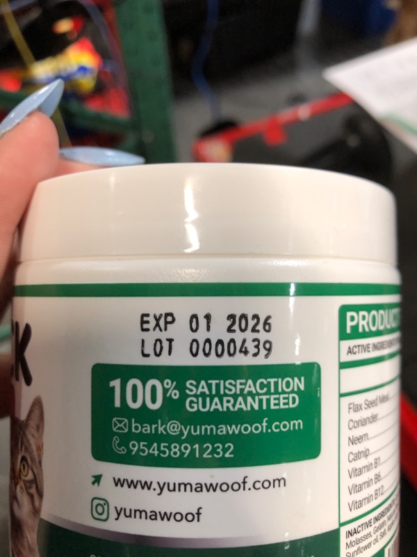 Photo 2 of ***(EXP: 01,26')NONREFUNDABLE***Flea Treatment for Cats - Flea and Tick Prevention for Cats - 160 Treats - Natural Cat Flea and Tick Treatment Pills - Soft Oral Cat Flea Treatment for Kittens - All Breeds & Ages - Made in USA