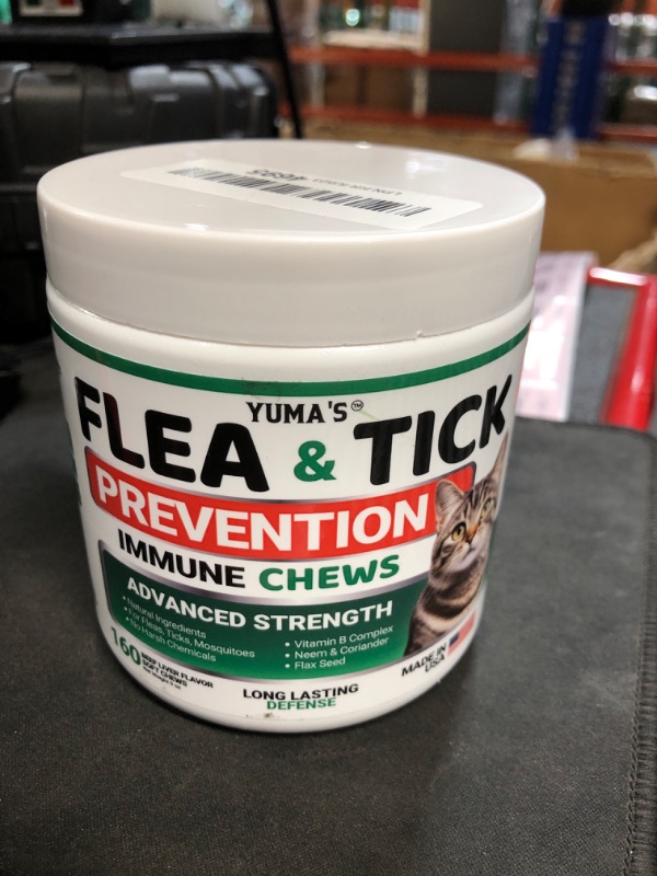 Photo 3 of ***(EXP: 01,26')NONREFUNDABLE***Flea Treatment for Cats - Flea and Tick Prevention for Cats - 160 Treats - Natural Cat Flea and Tick Treatment Pills - Soft Oral Cat Flea Treatment for Kittens - All Breeds & Ages - Made in USA