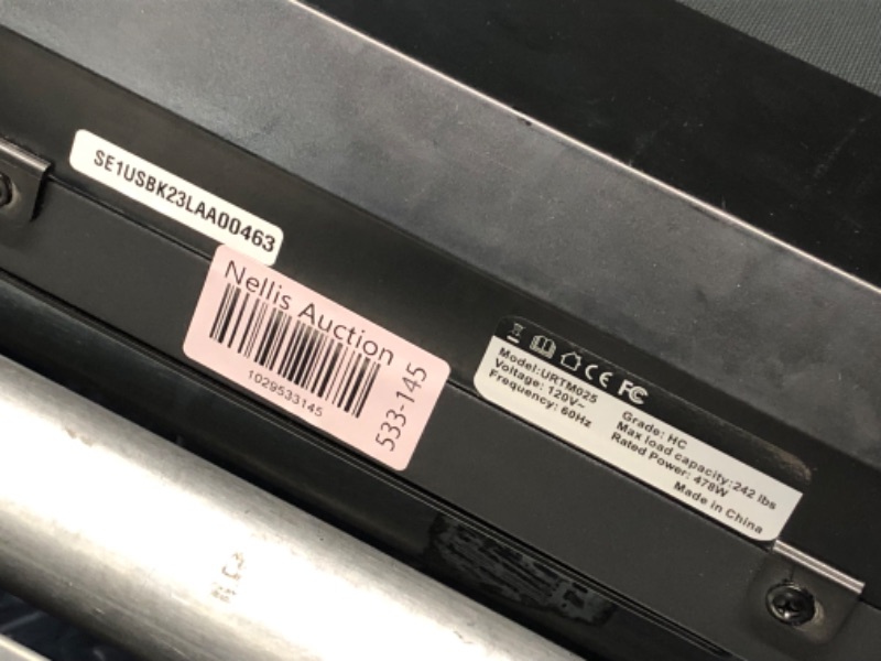 Photo 4 of ***USED - MISSING REMOTE - SEE COMMENTS***
UREVO Under Desk Treadmill for Office Under Desk, Walking Pad 2 in 1 for Home/Office, Portable Walking Pad Treadmill with Remote Control, LED Display