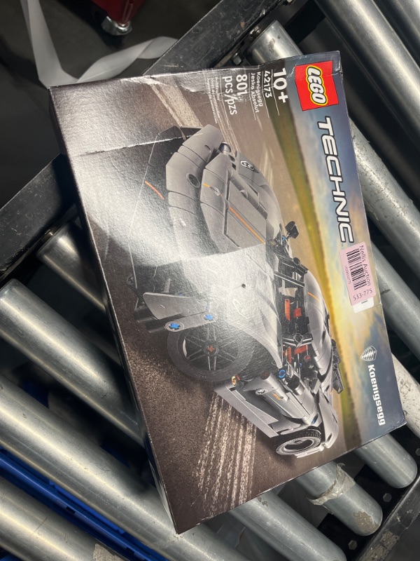 Photo 2 of ***FACTORY SEALED***
LEGO Technic Koenigsegg Jesko Absolut Grey Hypercar, Sports Car Building Toy Set for Boys and Girls, Vehicle Racing Car for Kids, Buildable Model Kit, Sports Car Toy, Motor Enthusiasts’ Gift, 42173