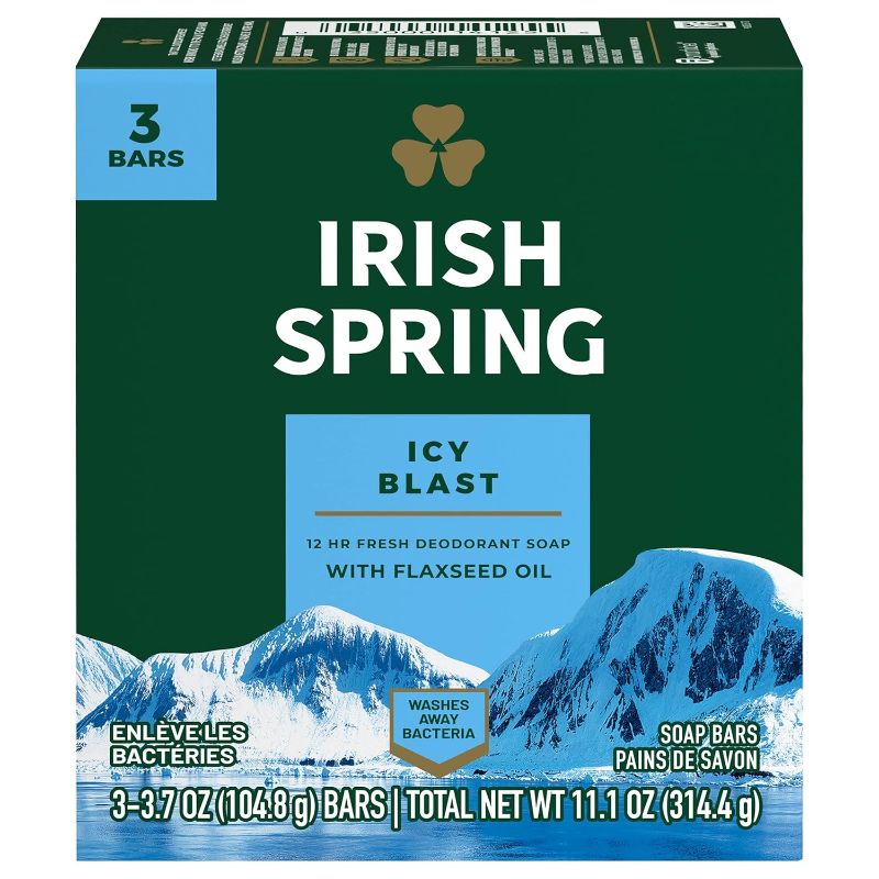 Photo 1 of ***STOCK PHOTO REFERENCE ONLY*** ONLY 1BAR** IRISH SPRING ICY BLAST 1 BAR