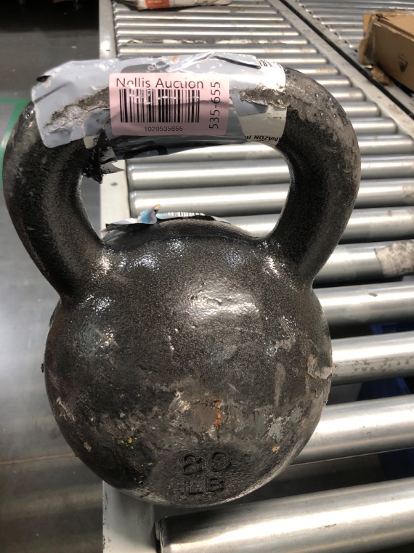 Photo 2 of ** SCRATCHED AND USED** 80-LB CAP Barbell Black Cast Iron Kettlebell Single  80 LBS