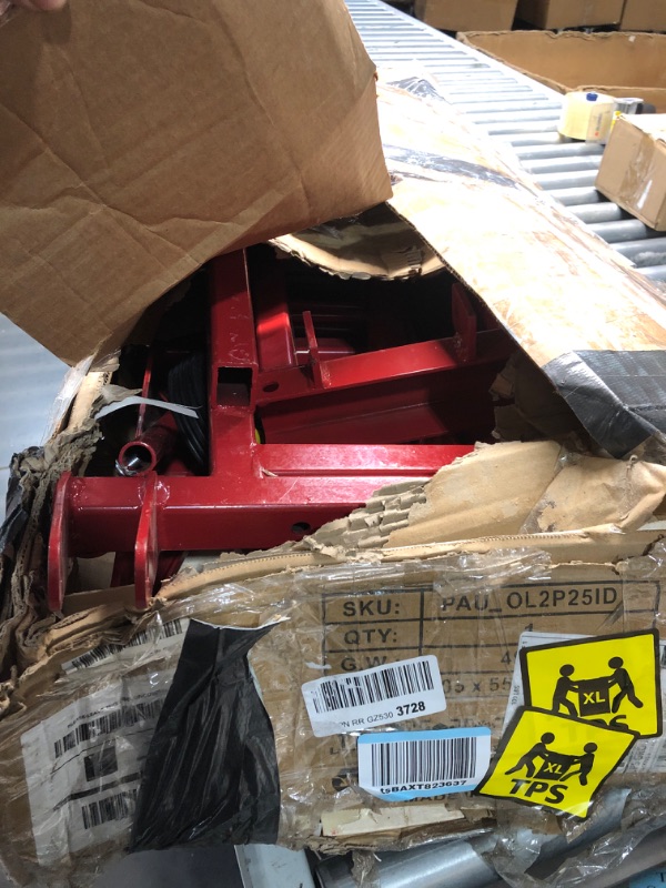 Photo 1 of ** DINGED AND DENTED** GarveeTech Lawn Mower Lift Jack, 500LBS Riding Lawn Mower Lift for Lawn Tractors/Riding Mowers/Zero Turn Lawn Mowers