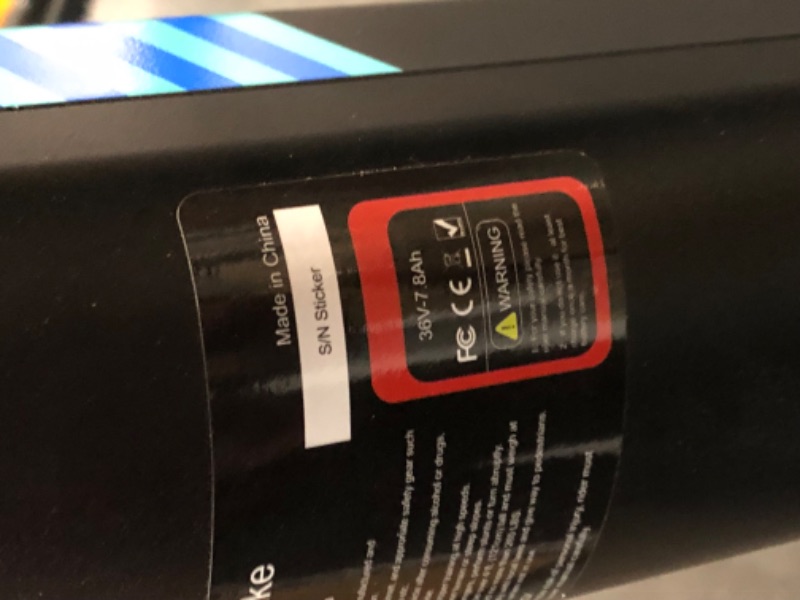 Photo 1 of ***USED - NO PACKAGING - MISSING PARTS - UNTESTED - SEE COMMENTS***
EB262 Electric Bike for Adults,High-Power 350W (Peak 450W) Motor, 36V Built-in Invisible Removable Battery,Front Fork Suspension, 26" Electric Mountain Bike with UL Certified 7-Speed
