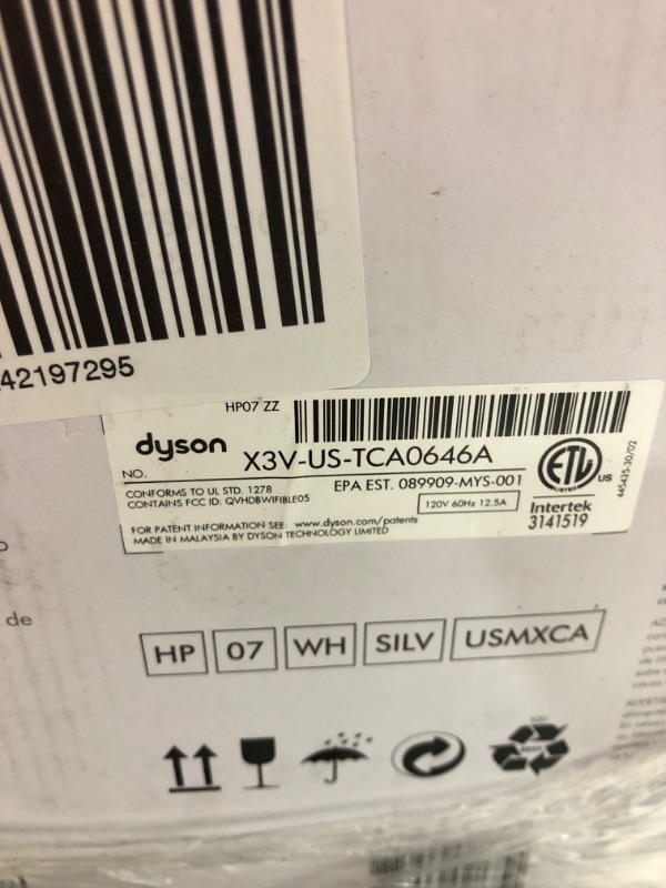 Photo 2 of ***FACTORY SEALED***Dyson Purifier Hot+Cool HP07 White