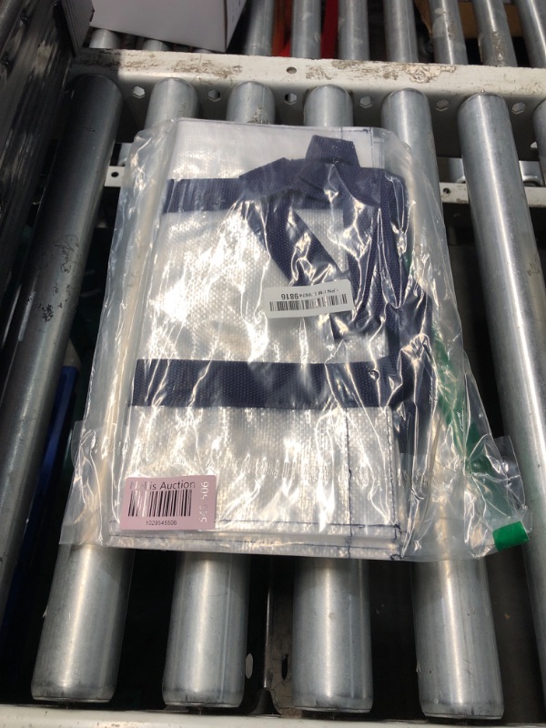 Photo 1 of ***ONLY ONE***
VENO 4 Pack Reusable Grocery Bags w/ Hard Bottom, Heavy-Duty Shopping Bags for Shopping Cart (Clear, 4 Pack)