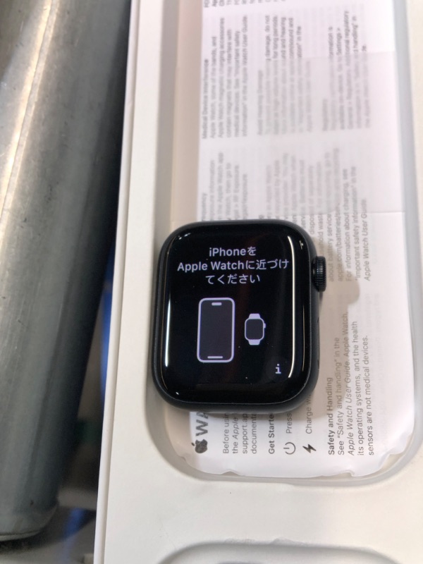 Photo 1 of Apple Watch Series 9 [GPS 41mm] Smartwatch with Midnight Aluminum Case with Midnight Sport Loop One Size. Fitness Tracker