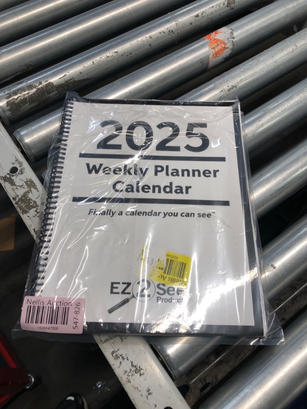 Photo 2 of 2025 EZ2See® Weekly Planner Calendar - Daily Plan Organizer with Large Black Print, Numbers, Borders - High Contrast Appointment Book with Huge Space for Notes, Bold Lines