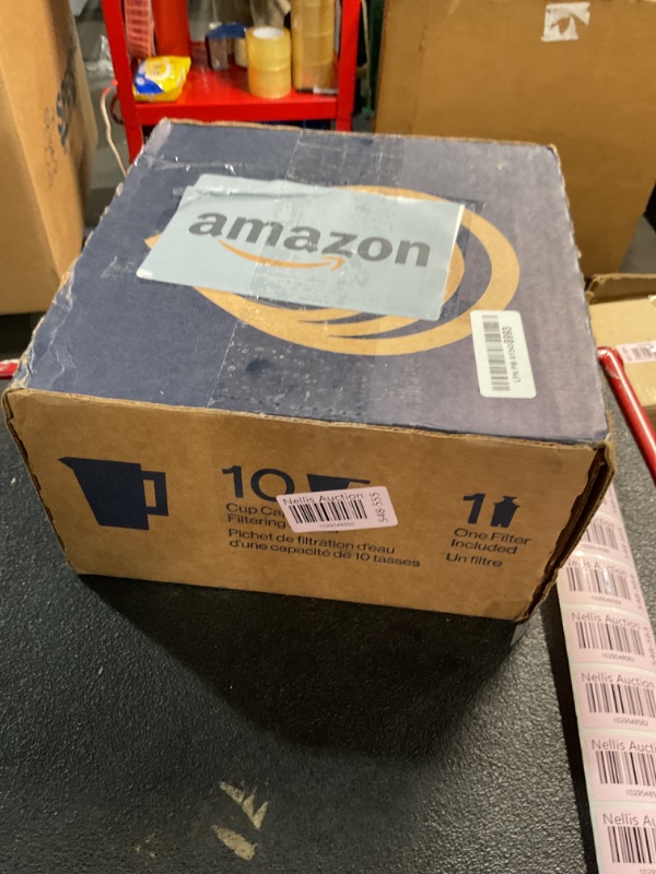 Photo 1 of Brita Everyday Elite Water Filter Pitcher with SmartLight Filter Change Indicator, BPA-Free, Reduces 99% of Lead, Lasts Six Months, Includes 1 Filter, Large - 10-Cup, White