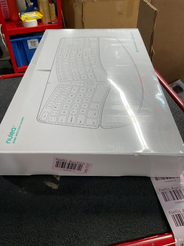 Photo 2 of Nulea RT02 Ergonomic Keyboard, Wired Split Keyboard with Pillowed Wrist and Palm Support, Featuring Dual USB Ports, Natural Typing Keyboard for Carpal Tunnel, Compatible with Windows Mac