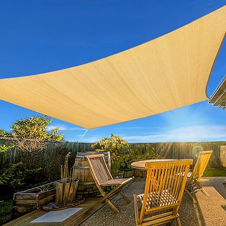 Photo 1 of  ***STOCK PHOTO REFERENCE ONLY***
Sun Shade Sail Curved Commercial Outdoor Shade Cover Sand Rectangle Heavy Duty