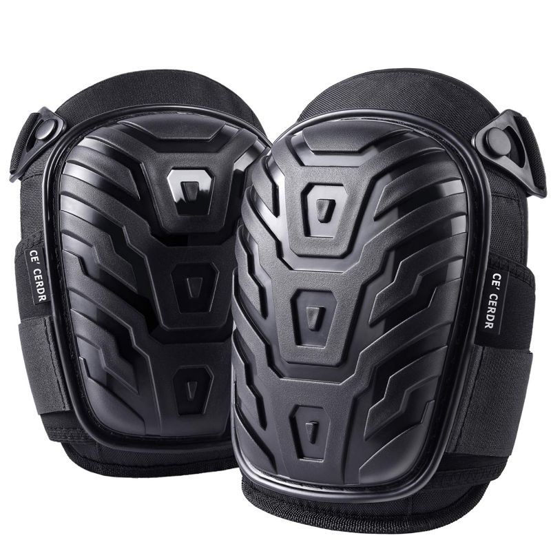 Photo 1 of ***STOCK PHOTO REFERENCE ONLY*** CE' CERDR Professional Knee Pads for Work - Heavy Duty Foam Padding Kneepads for Construction, Gardening, Flooring with Comfortable Gel Cushion to Save Your Knees (Knee High)