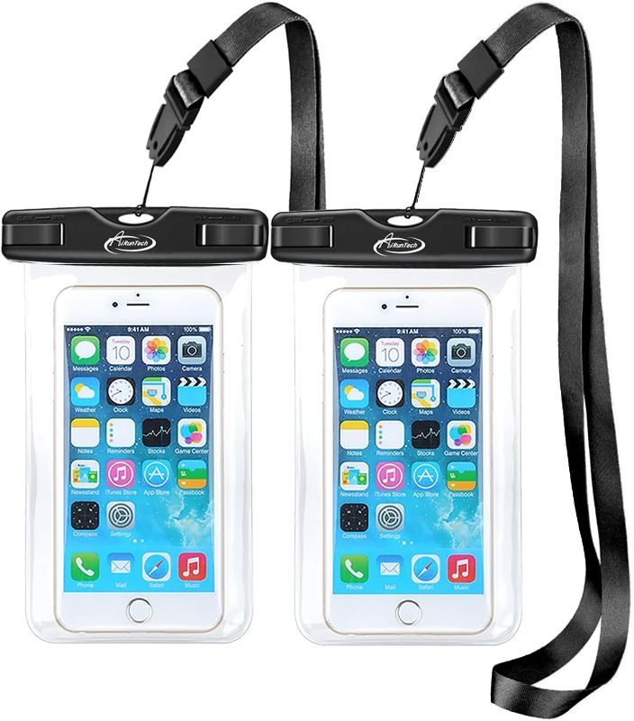 Photo 1 of ***STOCK PHOTO REFERENCE ONLY*** AiRunTech Waterproof Phone Pouch,Waterproof Phone Case with Lanyard Protector for iPhone 15 14 13 12 11 Pro Max,Waterproof Cellphone Bag Beach Cruise Ship Essentials Vacation Accessories