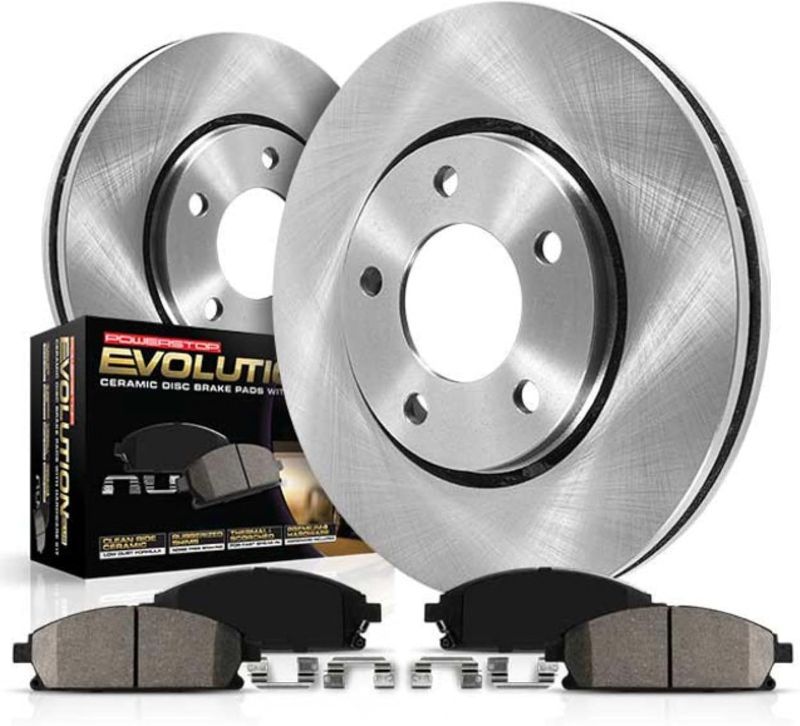 Photo 1 of 
POWERSTOP KOE2131 Autospecialty Rear Replacement Brake Kit-OE Brake Rotors & Ceramic Brake Pads For Jeep Grand Cherokee 1993-1998 [Model Specific]