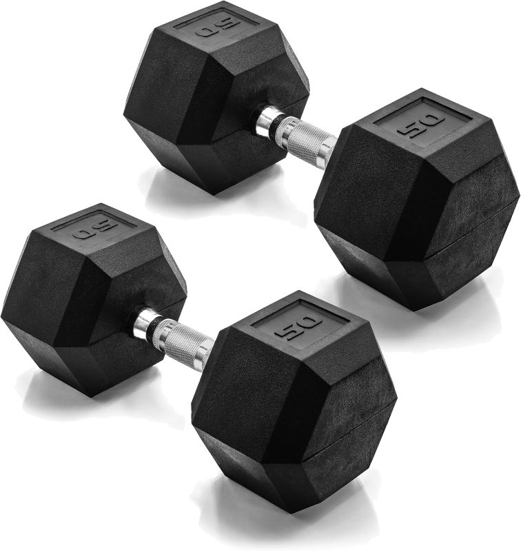 Photo 1 of *****STOCK IMAGE FOR SAMPLE*****
CAP Barbell 50 Pound Dumbbell Set| 2 - 5 Lbs, 2 - 20 Lbs - Comfort Grip Handles