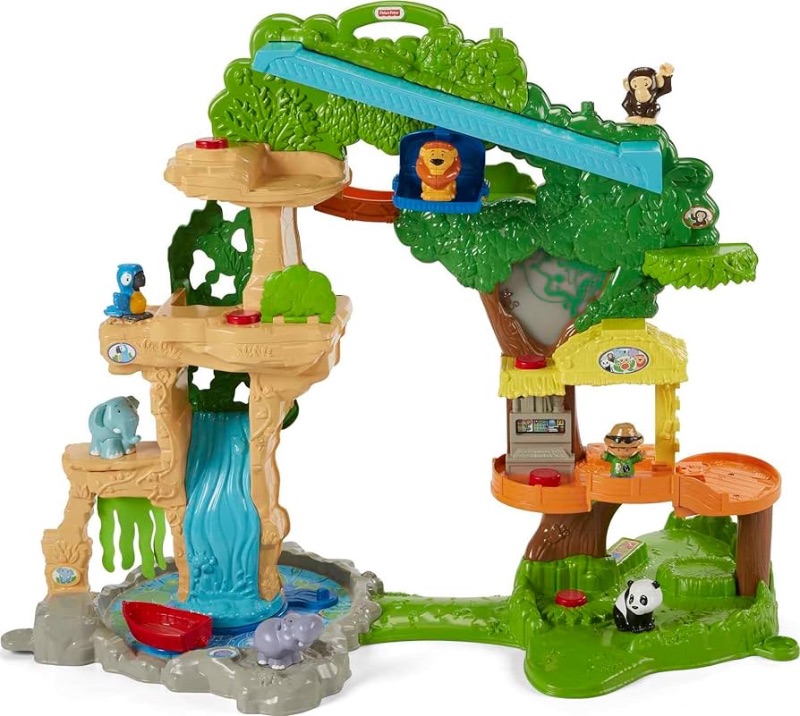 Photo 1 of ***(MINOR DAMAGE/ SEE NOTES) ***
Fisher-Price Little People Toddler Toy Share & Care Safari 2-Ft Tall Playset with Lights Sounds & 7 Figures for Pretend Play Ages 1+ years?