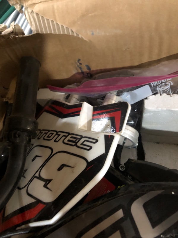 Photo 5 of ***SEE NOTES***
 MotoTec 48v Pro Electric Dirt Bike 1600w Lithium Red